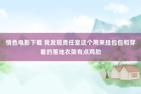 情色电影下载 我发现责任室这个用来挂包包和穿着的落地衣架有点鸡肋