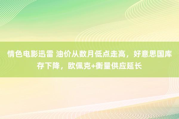 情色电影迅雷 油价从数月低点走高，好意思国库存下降，欧佩克+衡量供应延长