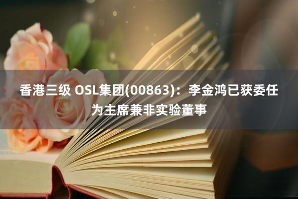 香港三级 OSL集团(00863)：李金鸿已获委任为主席兼非实验董事