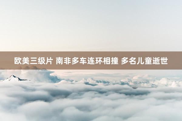 欧美三级片 南非多车连环相撞 多名儿童逝世